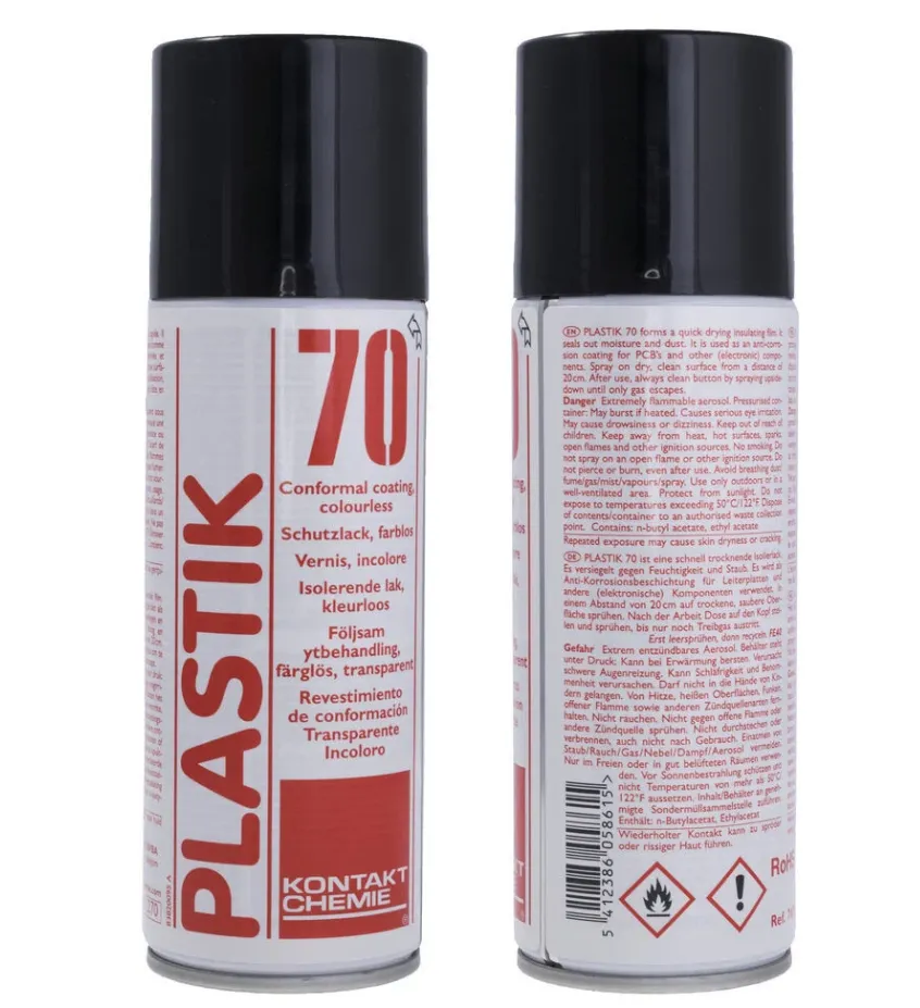 Plastik 70 Koruyucu Sprey | PCB İzolasyon ve Nem Koruma