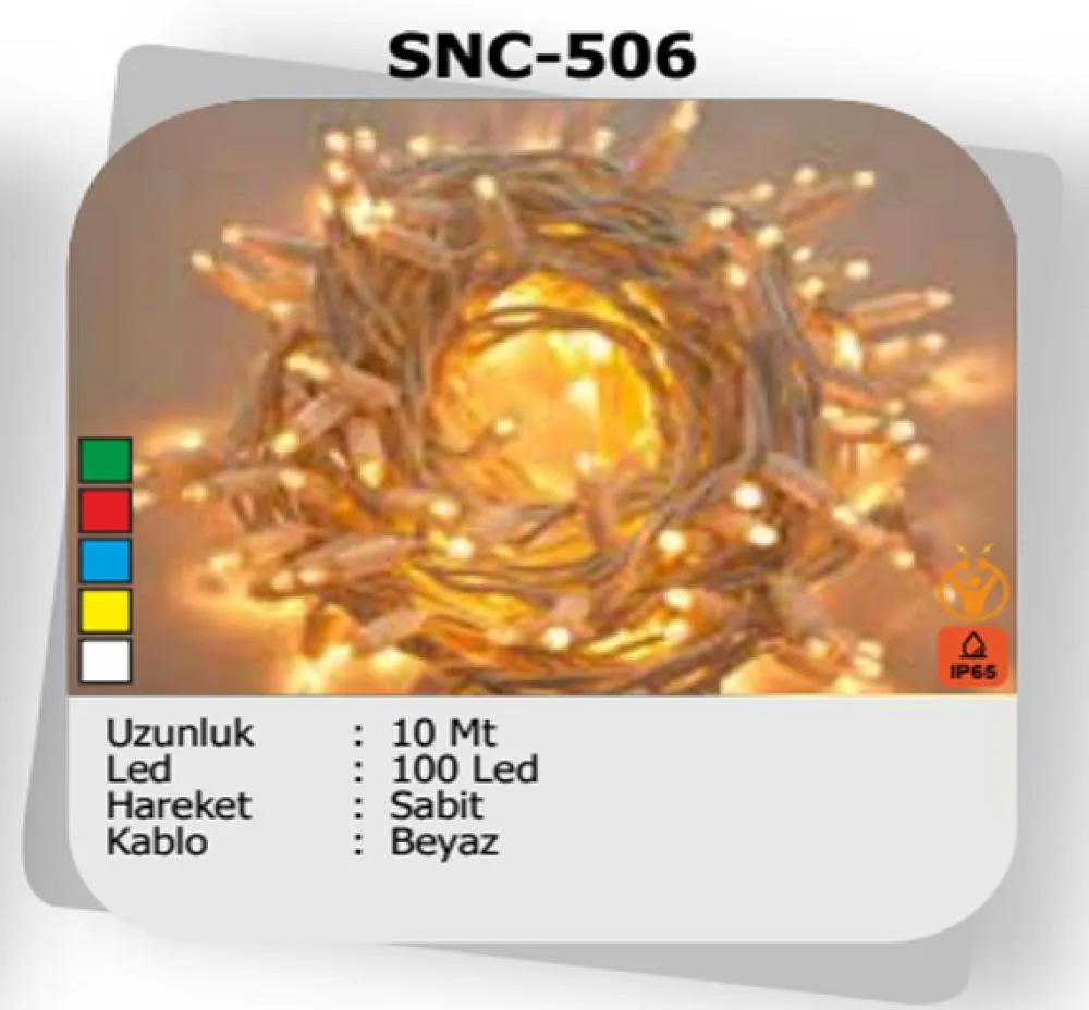 10 Metre Dış Mekan ip Led Sabit Animasyonsuz