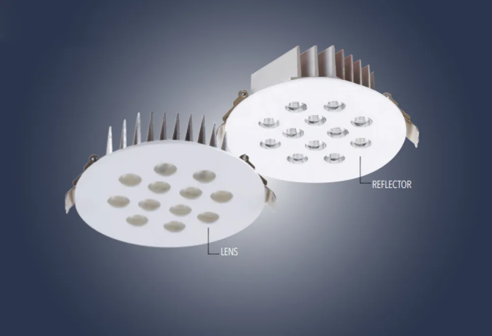 22 Watt Yuvarlak Kuyumcu Vitrin Aydınlatma Armatürü