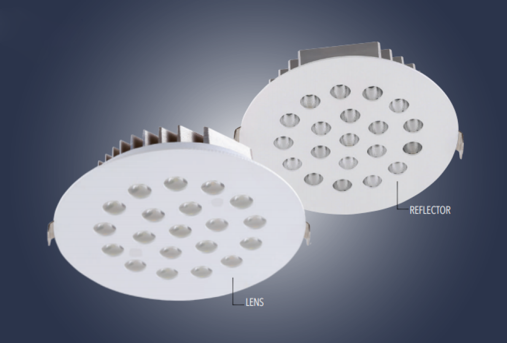 36 Watt Yuvarlak Kuyumcu Vitrin Aydınlatma Armatürü
