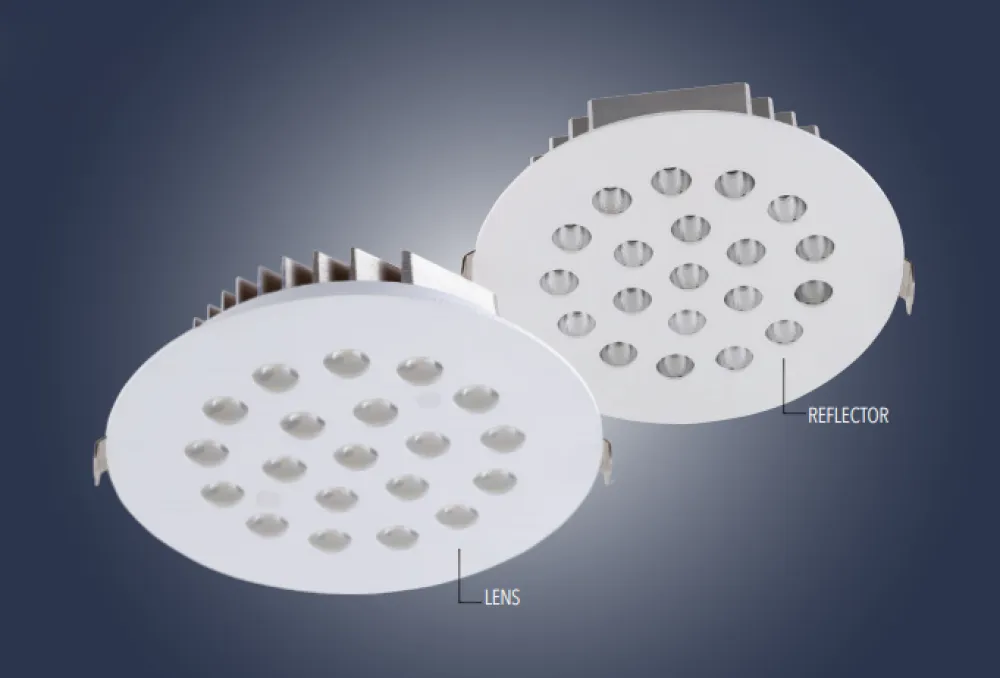 36 Watt Yuvarlak Kuyumcu Vitrin Aydınlatma Armatürü