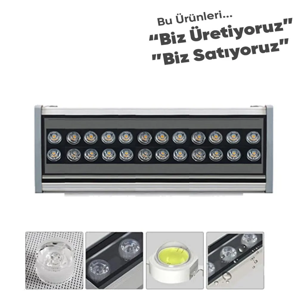 Doppelreihiger LED-Wandfluter