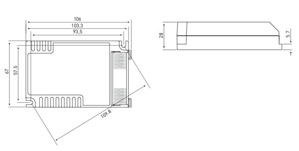 Helvar LC1x25 Active+ 25 W Dimmable LED driver