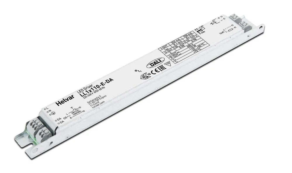 Helvar LL1x-110-E-DA 110w 350-700Ma Ayarlı Sabit Akım Dali Led Sürücü