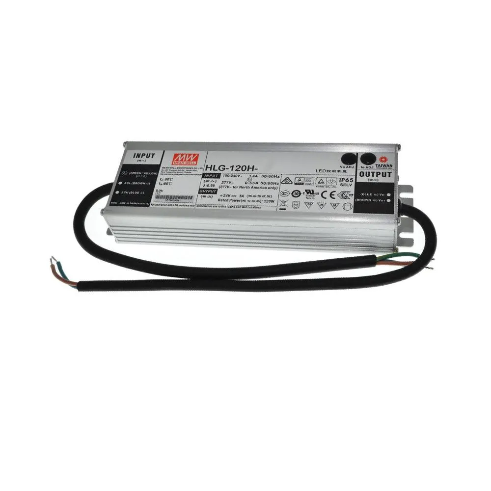 HLG-120H-12A Meanwell 120 Watt İp67 Pfc Fonksiyonlu Metal Kasa Güç Kaynağı