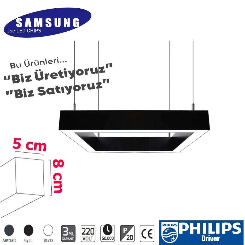 Kare Linear Armatür ( KAVİN )