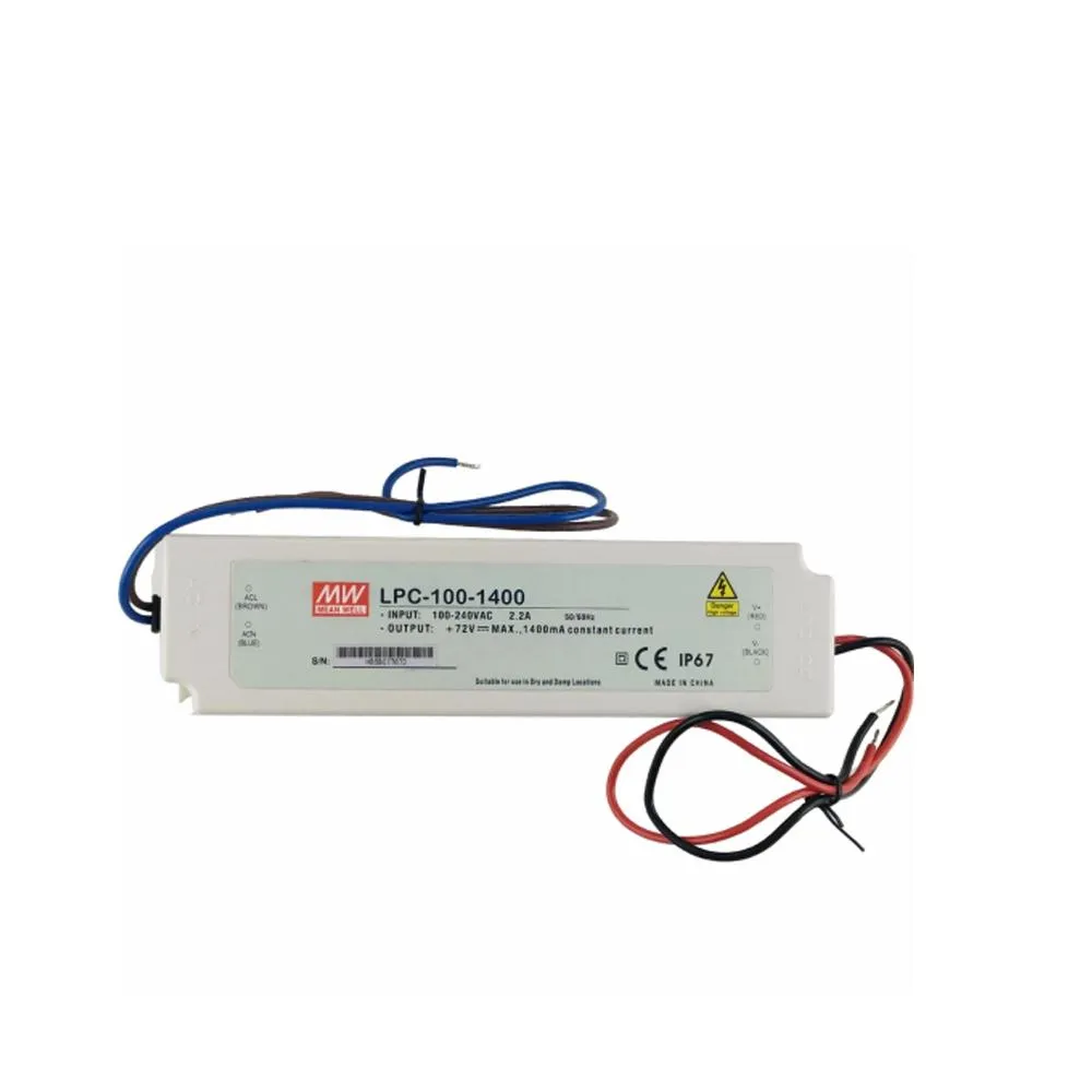 LPC-100-1400 Meanwell 100W Sabit Akım Led Güç Kaynağı (Trafosu)