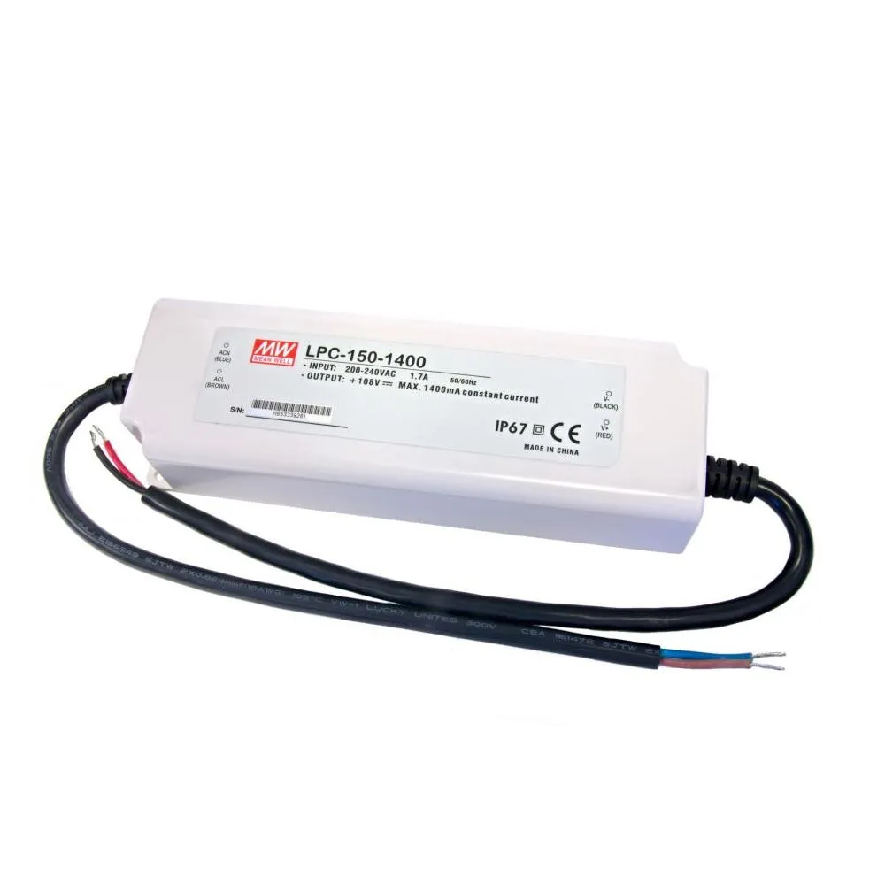 LPC-150-1400 Meanwell 150W Constant Current LED Power Supply (Transformer)
