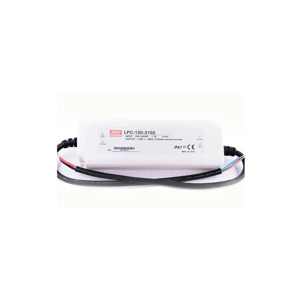 LPC-150-3150 Meanwell 150W Sabit Akım Led Güç Kaynağı (Trafosu)