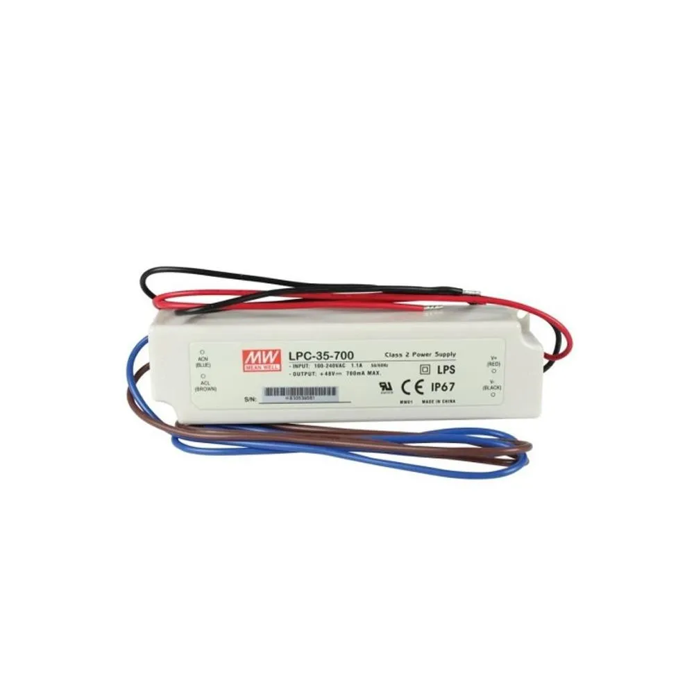 LPC-35-700 Meanwell 35W Sabit Akım Led Güç Kaynağı (Trafosu)