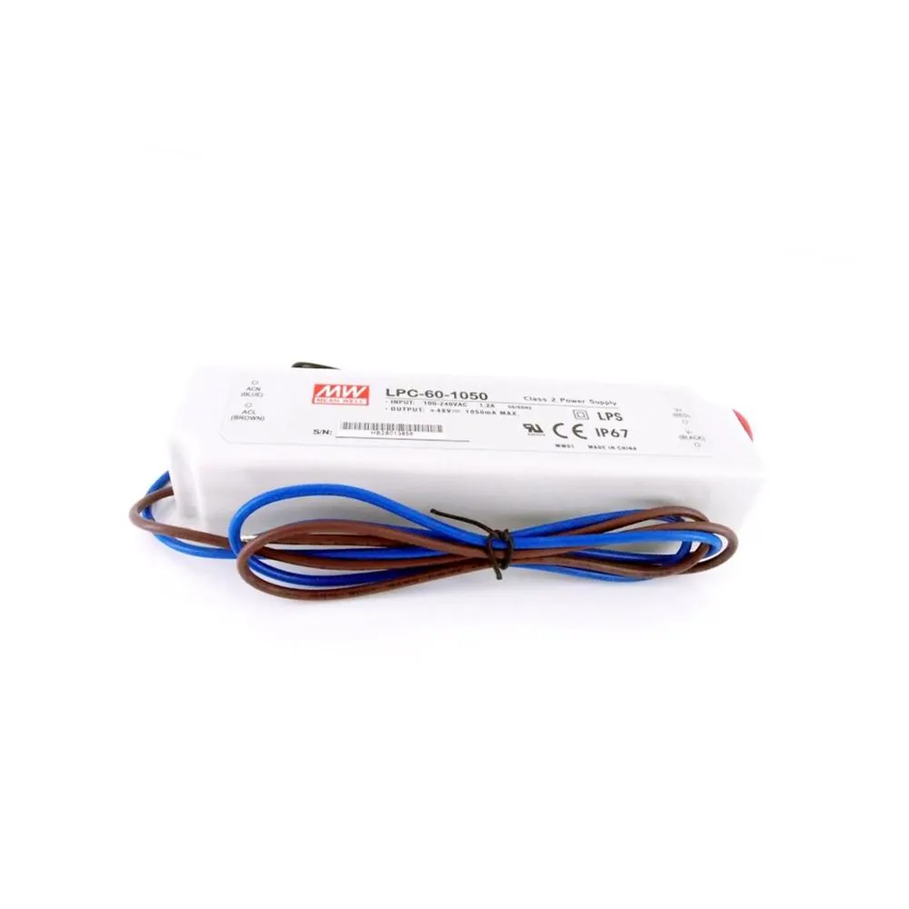 LPC-60-1050 Meanwell 60W Sabit Akım Led Güç Kaynağı (Trafosu)