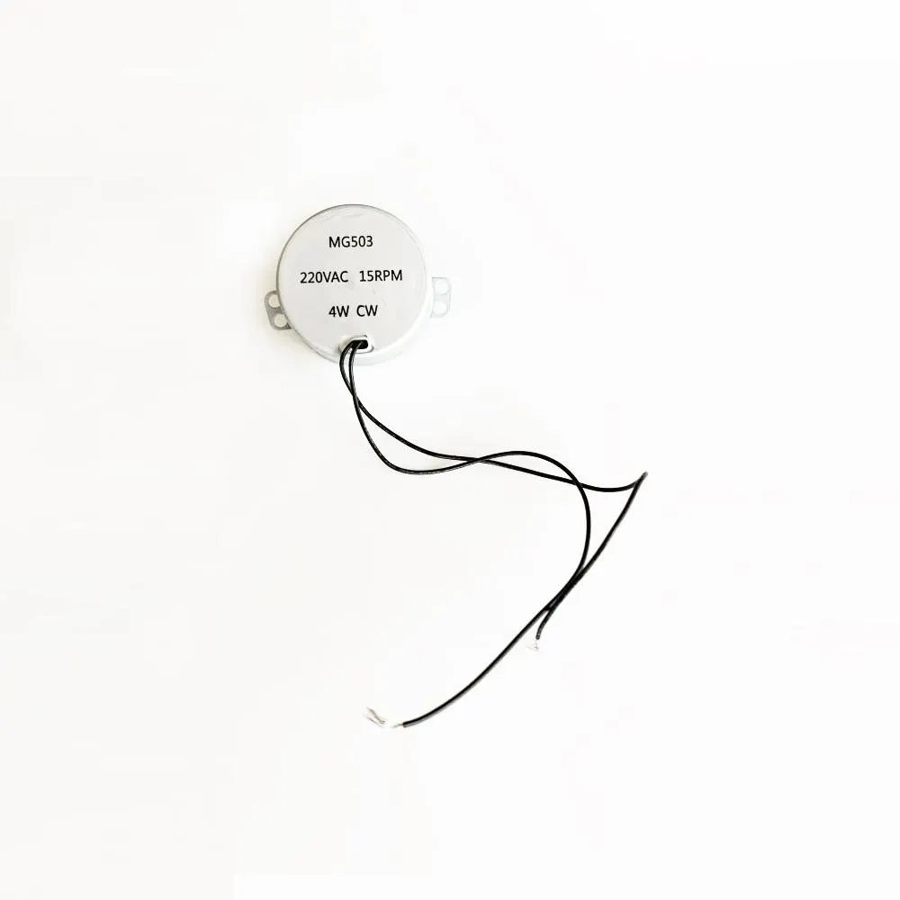 MG503 220 Vac 15 Rpm 4W Cw Redüktörlü Elektrikli Senkron Şomine Motoru