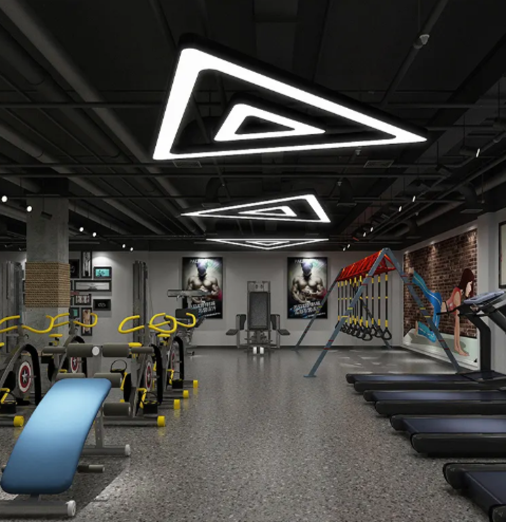 Üçgen Sarkıt Linear Armatür ( GURİ  )