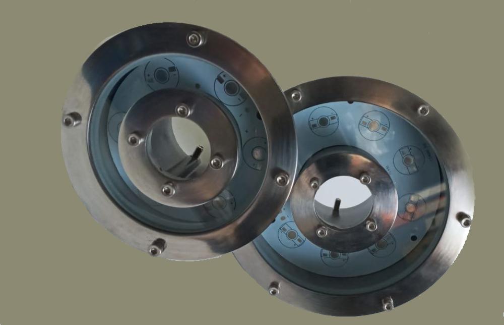 Round Chrome Pool Fountain Fixture Empty Housing