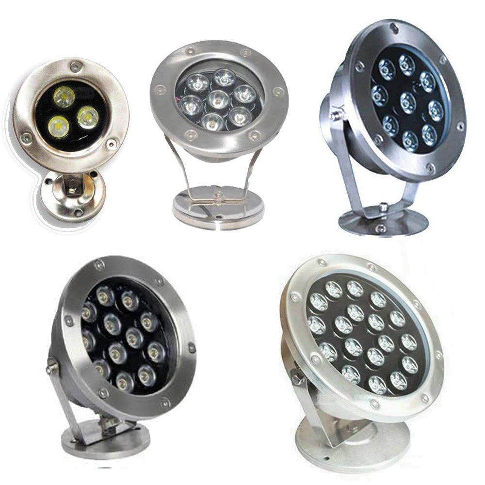 Round Surface Mounted Stainless Chrome Pool Fixture Empty Casing Profile