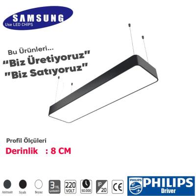 Dikdörtgen Sarkıt Linear Armatür (HEMAY)