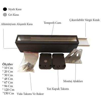  Led Wallwasher Boş Kasa Takımı